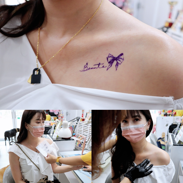 『台南微刺青推薦』比比時尚藝術韓式刺青！用小圖刺青留下具有個別意義的美學圖騰！